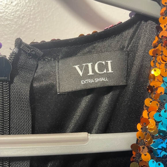 Vici Collection Sequin Jumpsuit - Picture 5 of 6